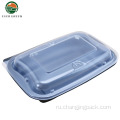 Одноразовая пищевая качество вынос Black Microwave Food Box